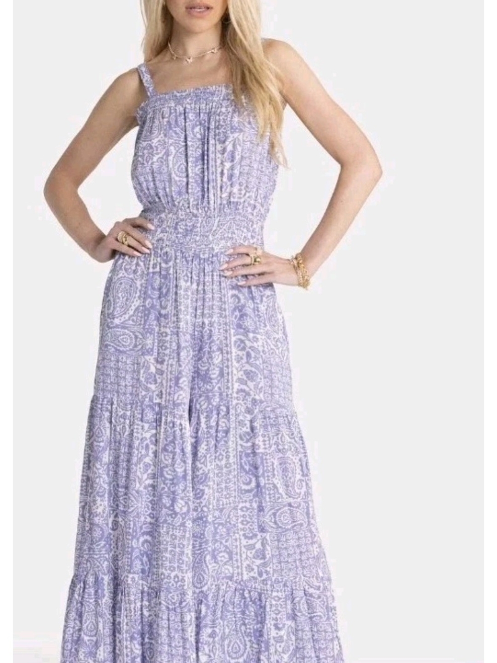 Jessica Simon palazzo pants, bell style, size XS, with elastic at the top and...